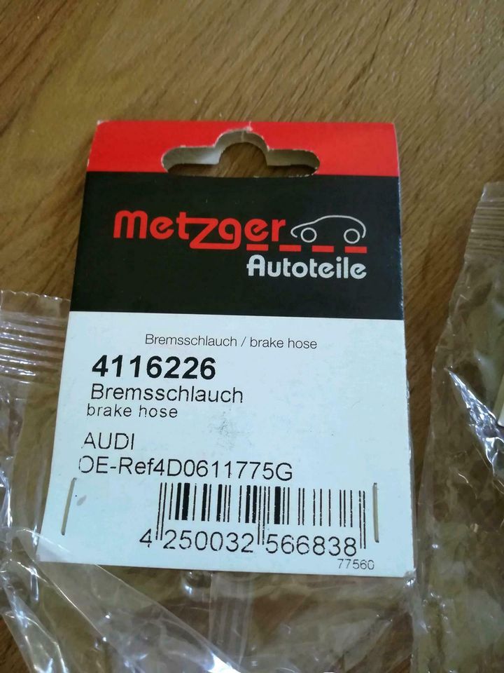 Bremsschläuche für Audi Originalverpackt in Karlsruhe