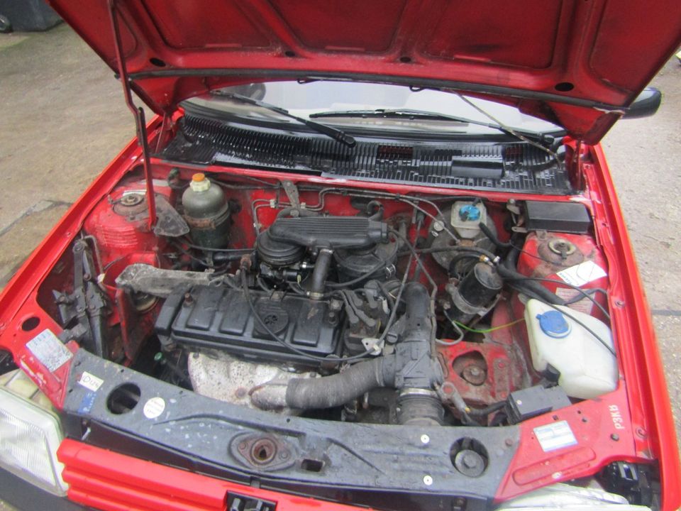 Ersatzteile Peugeot 205 1993 Benzin Color Line rot Schlachtfest in Wurzen