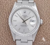 Rolex Date 34mm Stahl Automatik Diamanten Ref. 15200 München - Au-Haidhausen Vorschau