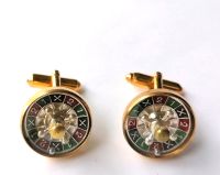 Casino Roulette Manschettenknöpfe Cufflinks beweglich! Vintage  T Nordrhein-Westfalen - Wetter (Ruhr) Vorschau