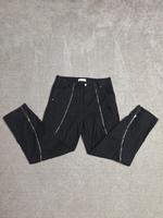Bershka Hose in Schwarz size L mit Reisverschluss als Detail Bayern - Sommerach Vorschau