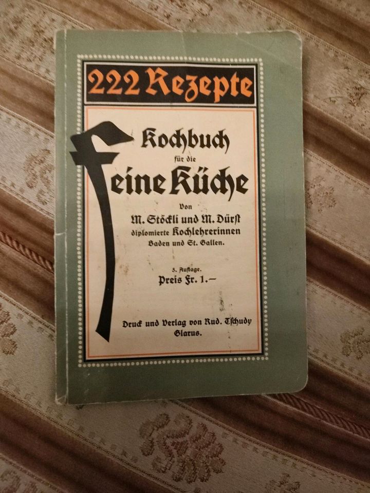 Kochbuch für die feine Küche 222 Rezepte M.Stöckli in Kornwestheim