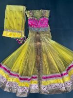 Anarkali Bollywood Kleid gelb pink Gold Größe 34 Schleswig-Holstein - Norderstedt Vorschau