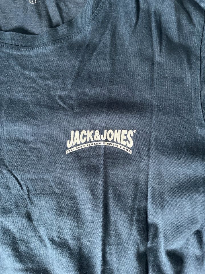 Jack & Jones T-Shirt Slim Fit Blau in Holle