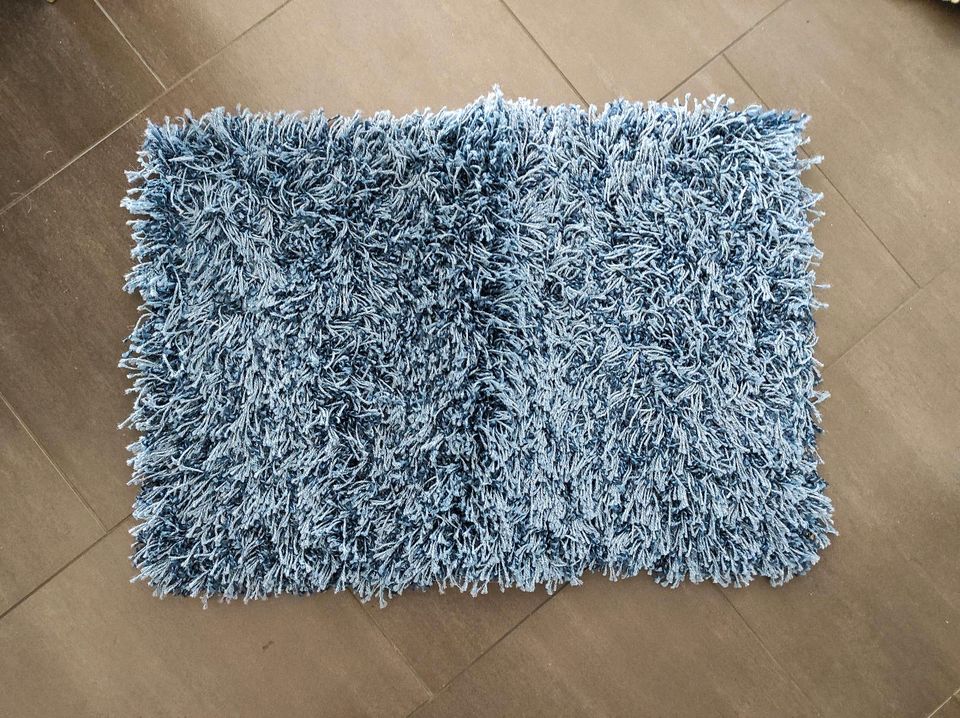 Teppich Hochflor ikea blau in Appenweier