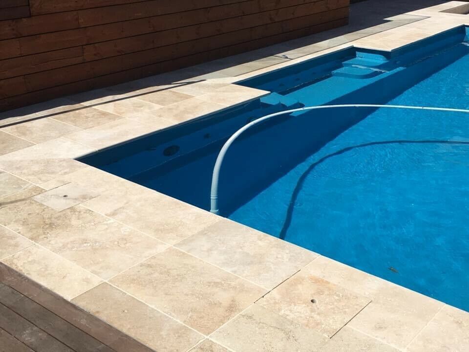 - Terrassenplatten Travertin weiß 60x40x3cm Garten Pool Natursteine in Unna