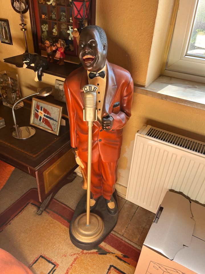 Jazz figur, groß, Pop-Art Louis Armstrong in Hamburg