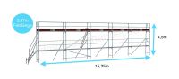 Enteisungsgerüst 15,35m Enteisungsanlage Bühne Gerüst LKW Eisfrei Baden-Württemberg - Murrhardt Vorschau