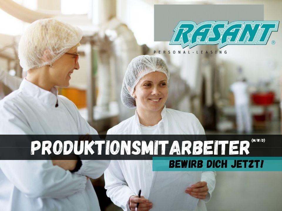 *VER* PRODUKTIONSHELFER/IN ab sofort in Vollzeit !!! (M/W/D) in Verden