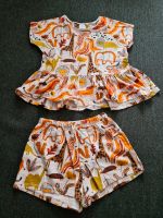 Next Sommer Set Gr 5-6 Shorts Shirt Tunika Tiere Elefant Giraffe Bayern - Mömbris Vorschau