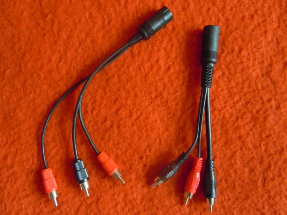 Kiste voll mit 19 Kabel Adapter Stecker Hifi Stereo Mono Hirschma in Aachen