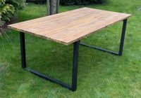 Tisch Teak Holz Metall Esstisch Garten Schleswig-Holstein - Haselau Vorschau