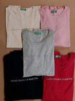 Benetton Shirt mit Glitzerlogo Gr. XL Bayern - Bad Bocklet Vorschau