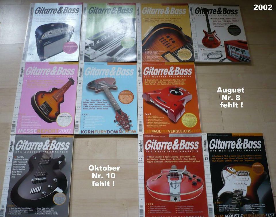 GITARRE & BASS (MUSIKER) Das Musiker Fachmagazin - 1986 bis 2007 in Kulmbach