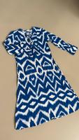 H&M Midi Kleid Gr. 38 / M blau weiß Sommerkleid Hessen - Bensheim Vorschau