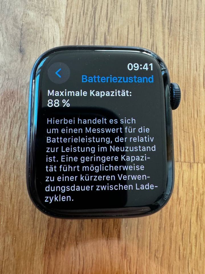 Apple Watch Series 7, 45 mm, Midnight Aluminium in Freiberg am Neckar