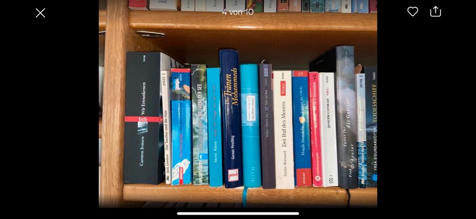 138 Bücher über Seefahrt, Segeln, Schiffe, Romane, Bildbände in Essen