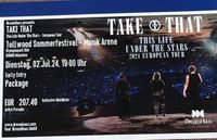 Take That, VIP Ticket, München 2. Juli 2024 Hamburg - Altona Vorschau