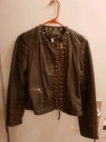 ❣️Imperial❣️Designer Lederjacke grau Hessen - Weiterstadt Vorschau