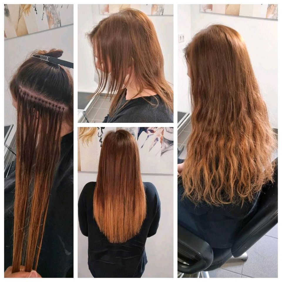 Brasilianische Haarverlängerung Methode/Brazilianknots Extensions in Hockenheim