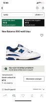 New Balance 550 white Blue 41,5 Stuttgart - Vaihingen Vorschau