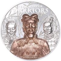 TERRACOTTA WARRIORS 3 Oz Silber Münze 20$ Cook Islands 2021 Bayern - Kempten Vorschau