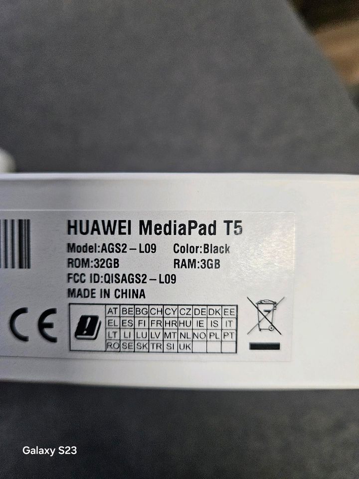 Verkaufe Huawei MediaPad T5 in Schwarz in Ueckermuende