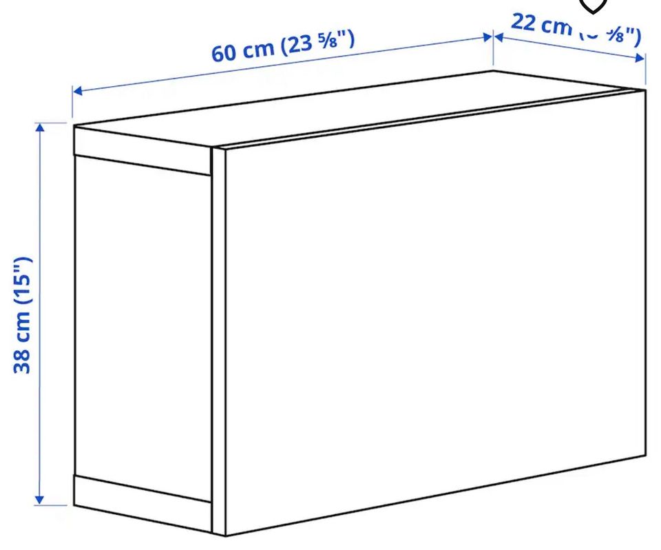 Ikea Besta Hängeschrank Schrankkombination für Wandmontage in Wiesmoor