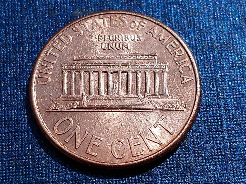 USA 1 Cent, 1997 Lincoln Memorial Cent ,einzigartig, Fehlprägung in Hamburg