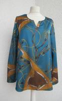 Damen Bluse petrolblau Gr. 38 von FER Kettendesign Sachsen - Werdau Vorschau