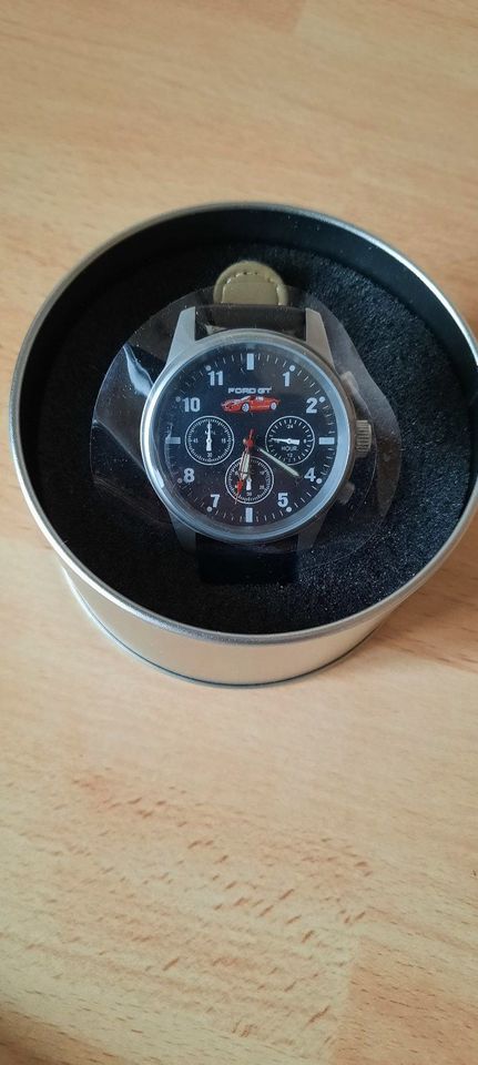 Ford GT Uhr Leder Armbanduhr Box Neu in Herrenberg