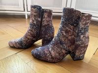 Boots, Stiefelette m.Absatz,Samt,bunt,Gr. 41"Catwalk" fast neu Berlin - Tempelhof Vorschau
