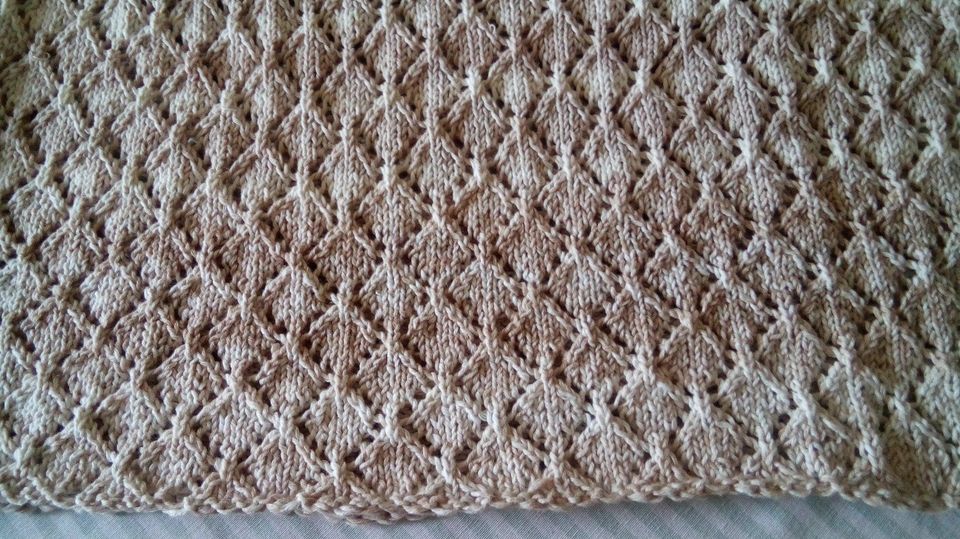 DAMENPULLOVER Gr. 38 HANDGESTRICKT 100% Baumwolle beige in Norderstedt