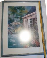 Bild mit Rahmen Haus Garten Pool 75x56 cm Galeriekauf Nordrhein-Westfalen - Coesfeld Vorschau