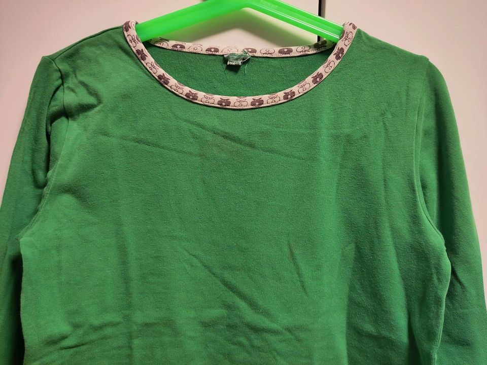 COOL! Smafolk Shirt grün 122/128 7-8 Skandi DK moosgrün retro in Erfde