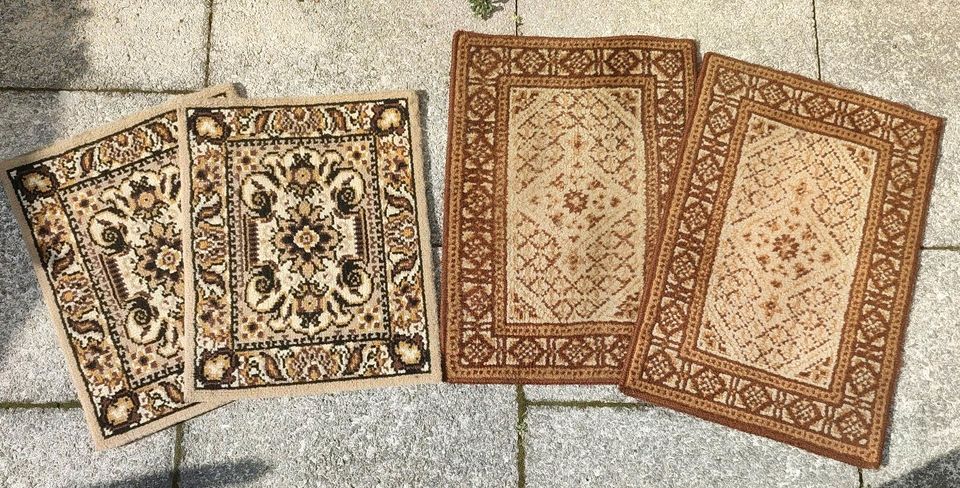 Vorleger, kleine Teppiche 4 Stück zu verschenken in München