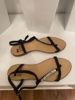 Even & Odd Sandalen schwarz Glitzer Leder Gr.38 Baden-Württemberg - Schopfheim Vorschau