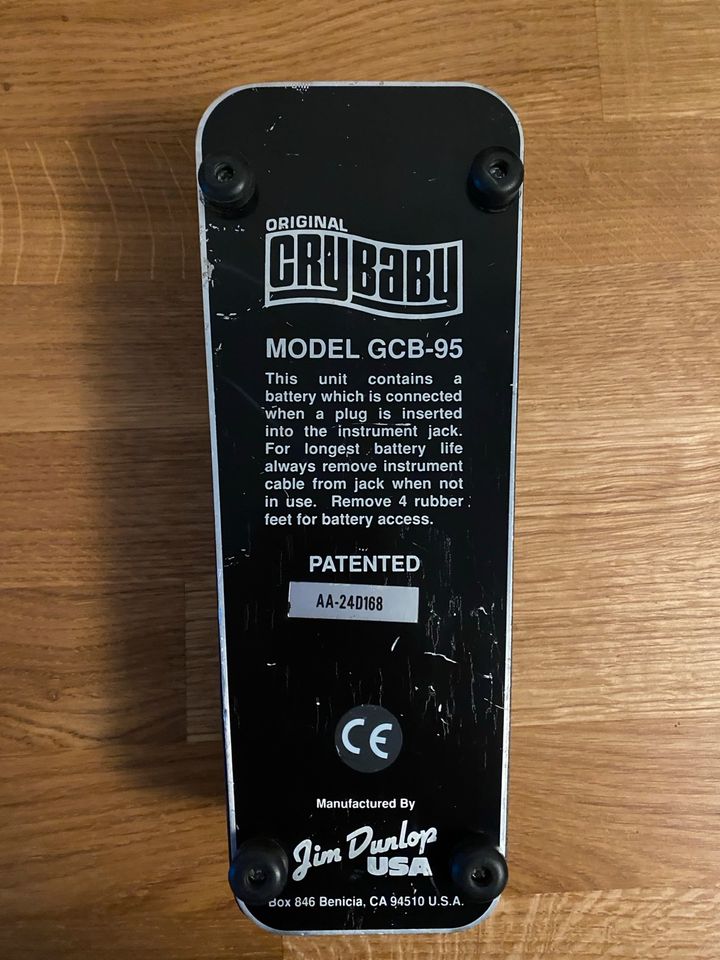 CryBaby Jim Dunlop Wahwah Pedal GCR-95 USA ICAR in Aachen