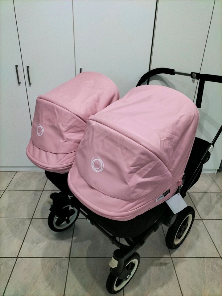 ⭐bugaboo donkey twin⭐Versand⭐schwarz/soft pink Zwillingswagen in Paderborn