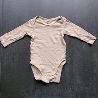 Body langarm hellbraun H&M Organic Cotton Gr.56 100%Baumwolle Baden-Württemberg - Schwieberdingen Vorschau