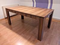 Tisch, Esszimmertisch, Nussbaum, braun, 160 x 90 ausziehbar Niedersachsen - Osnabrück Vorschau
