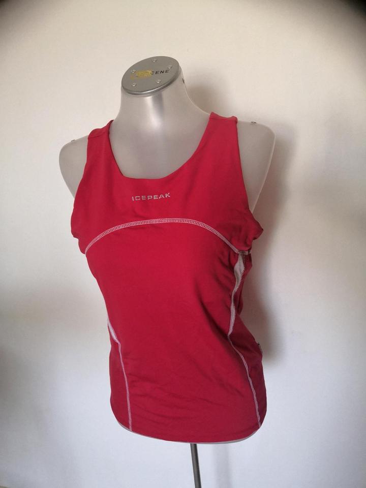 M Icepeak Sport Tanktop rot integrierter mit leichten BH in München