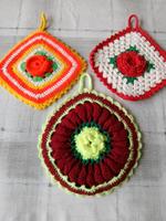 Retro...3 DDR Topflappen gehäckelt Sachsen - Mildenau Vorschau