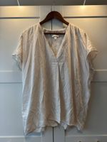 H&M Dame kurzärmelige Bluse Damen beige Creme Leinenoptik S Nordrhein-Westfalen - Lindlar Vorschau