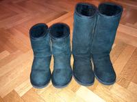 UGG Stiefel schwarz Lammfell neuwertig Gr 38 bzw 5,5 Preis ab Hessen - Weimar (Lahn) Vorschau