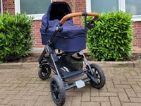 Kinderwagen Emmaljunga NXT90 Flat navy blau Babywanne u Sportsitz Eimsbüttel - Hamburg Niendorf Vorschau