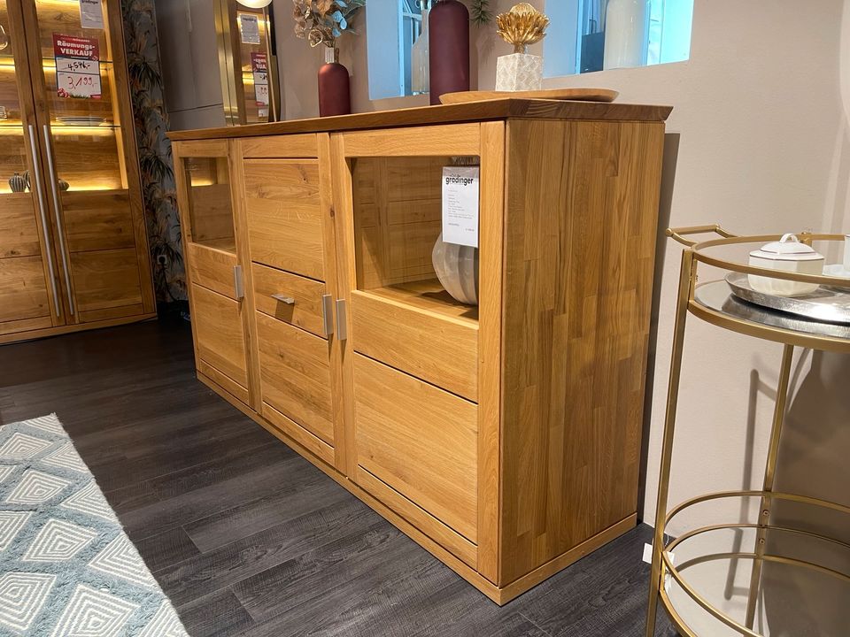 Faro Plus Sideboard Massivholz Eiche in Worms