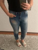HM Mom Jeans Used look basic Jeans Frühlingsmode Bayern - Großostheim Vorschau