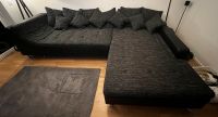 Graue L-Couch aus grob gewebtem Stoff Düsseldorf - Pempelfort Vorschau