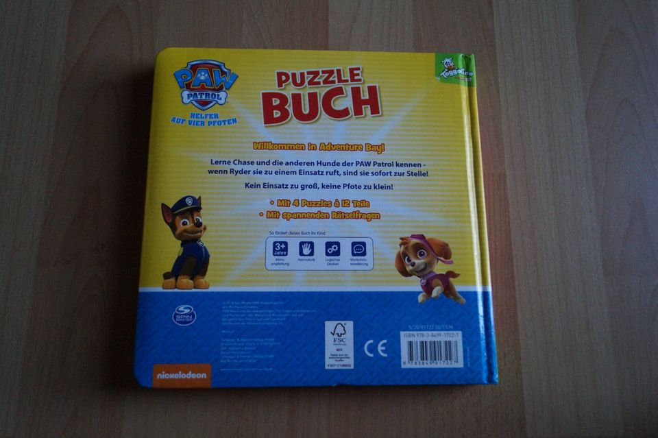 Toggolino Paw Patrol Puzzle Buch (Top Zustand) in Fachingen